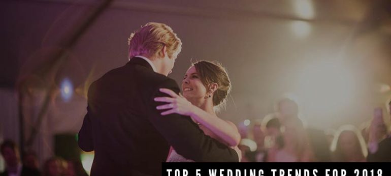 Top 5 weddint trends